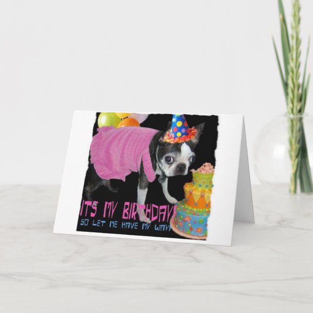 CARTÃO É O MEU ANIVERSÁRIO (Frente)