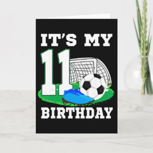 Cartão É o meu aniversário de 11 anos de idade, 11ª festa