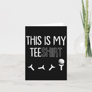 Cartão É O Meu Dia de os pais De Golfe O Esporte Joga Gol