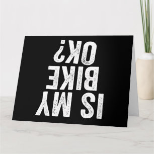 Cartão É O Meu Presente Engraçado Para Os Bikers?