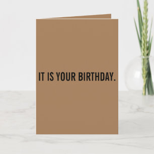 CARTÃO É O SEU ANIVERSÁRIO