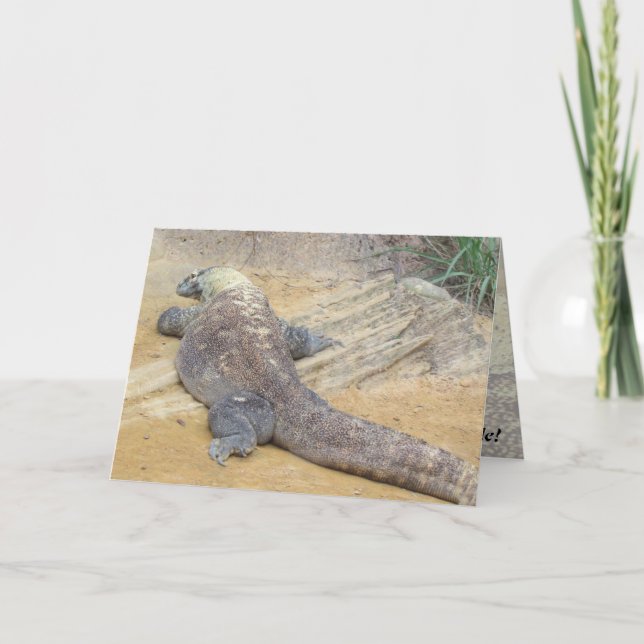 Cartão É o seu aniversário - Ande pelo lado selvagem (Frente)