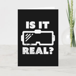 Cartão É o verdadeiro Presente de Jogador VR de Realidade