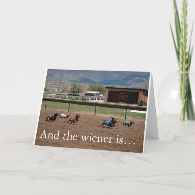 Cartão E o wiener é… (Frente)