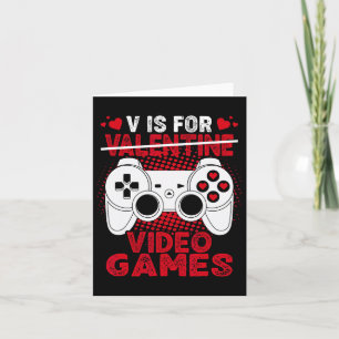 Cartão É Para Videos games Gamer Boys Men K