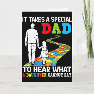 Cartão É Preciso Um Pai Especial Para Ouvir O Que Uma Fil