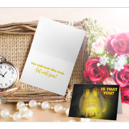 Cartão É Que Seu Peixe Engraçado Fica Bem