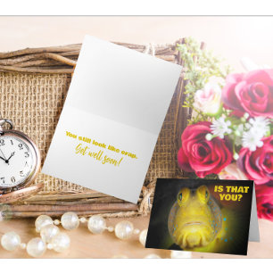 Cartão É Que Seu Peixe Engraçado Fica Bem