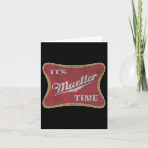 Cartão É Robert Mueller Time Anti Trump Graphic Resist