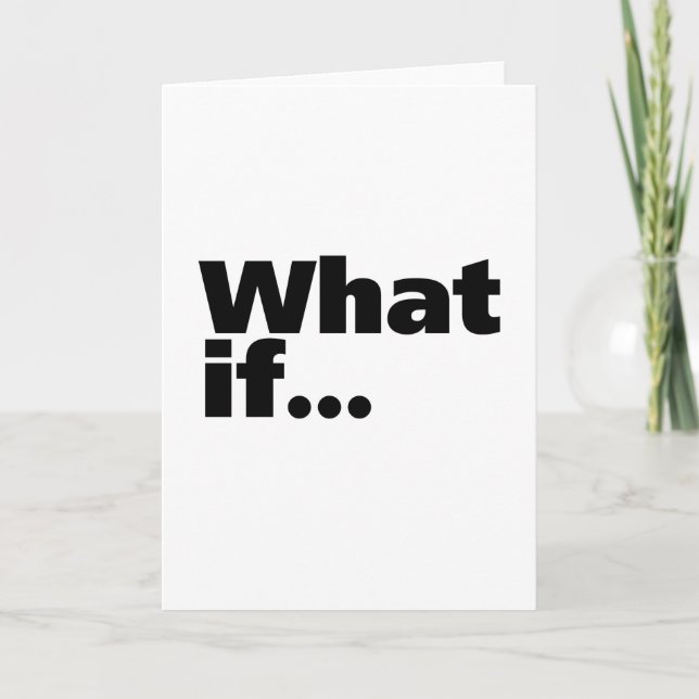 Cartão E Se (Frente)