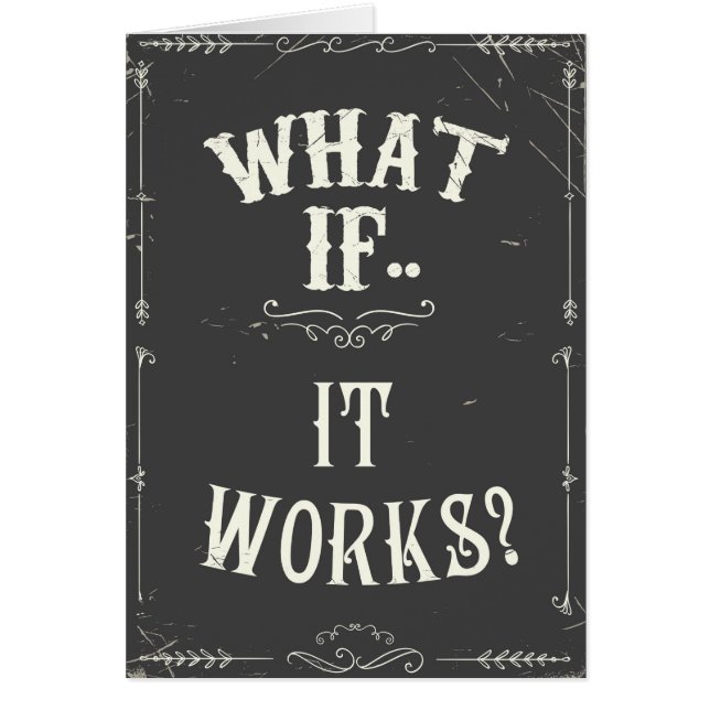 Cartão E se funcionar? (Frente)