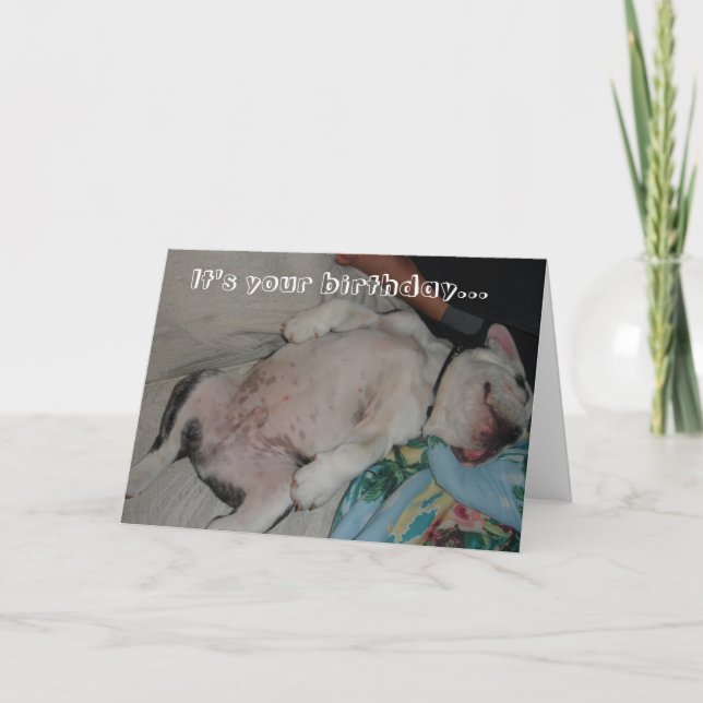 Cartão É seu aniversário... (Frente)