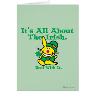 Cartão É toda sobre o irlandês