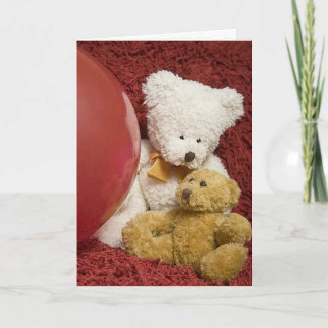 Cartão É um balão Ted - Aniversário (Frente)