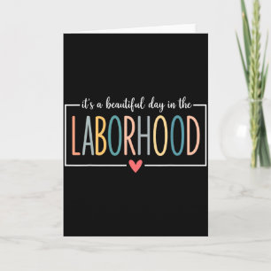 Cartão É Um Belo Dia Na Laborhood