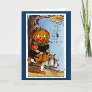 Cartão É um Fantasma que correu atrás de Yoo-oo-oo!