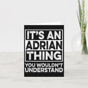 Cartão É Uma Coisa de Adrian Que Você Não Entenderia Dive