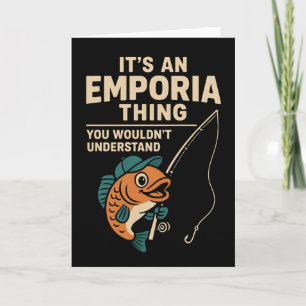 Cartão É uma Coisa de Emporia Pesca Humor de Pescador