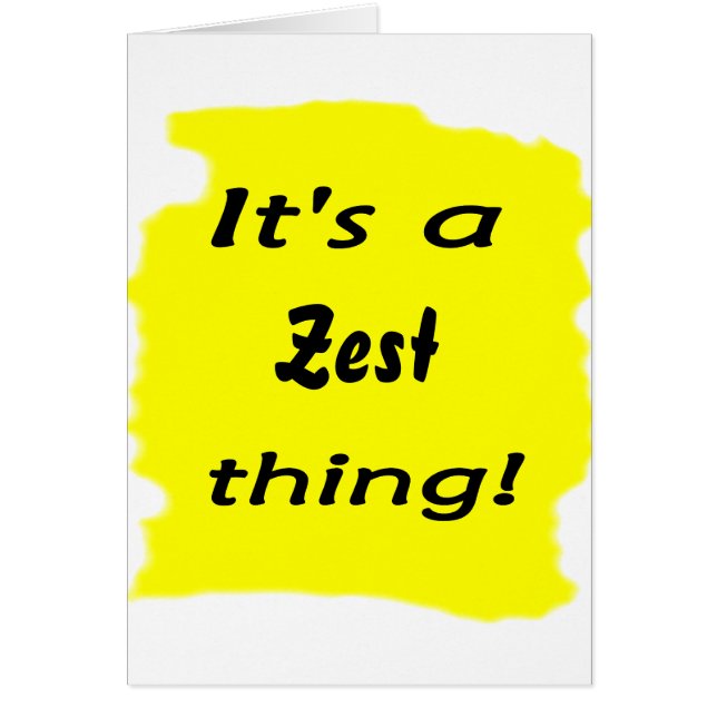 Cartão É uma coisa do entusiasmo! (Frente)