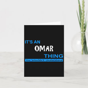 Cartão É Uma Coisa Omar, Você Não Entenderia