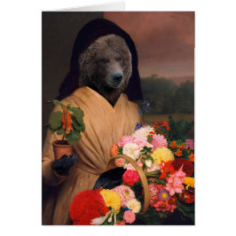 Cartão É uma entrega do urso - Comp antropomórfico