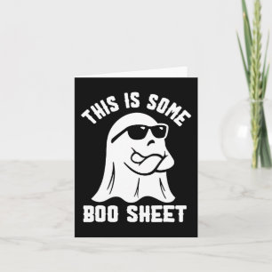 Cartão É Uma Festeira De Boo Halloween Ghost Engraçado?