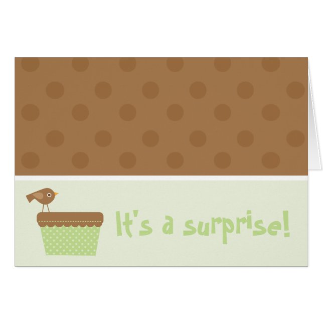 Cartão É uma surpresa! (Frente Horizontal)