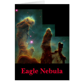 Cartão eagle4Finished, nebulosa de Eagle