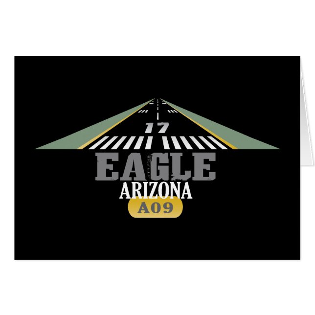 Cartão Eagle, Aeroporto AZ A09 (Frente Horizontal)