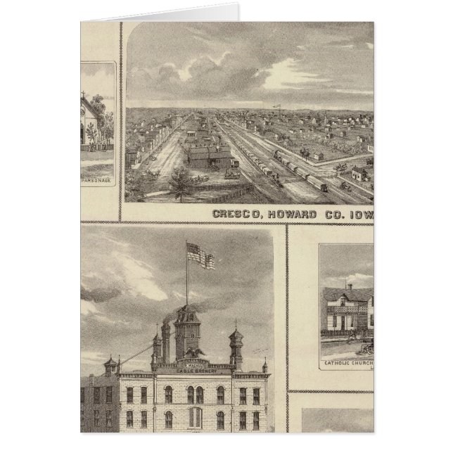 Cartão Eagle Brewery, Cedar Rapids (Frente)