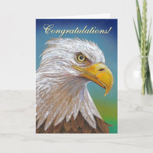 Cartão Eagle Congratulations