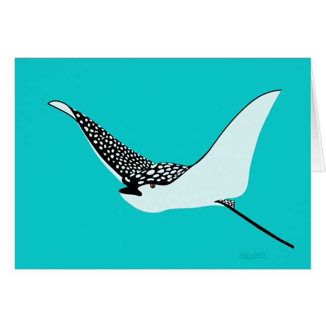 Cartão Eagle Ray (Frente Horizontal)