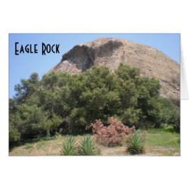 Cartão Eagle Rock California Monument Landmark