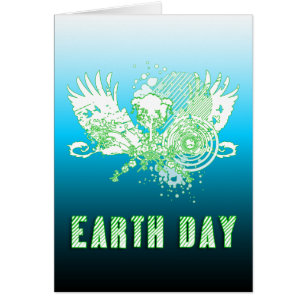 Cartão earth day : hi-fi tree