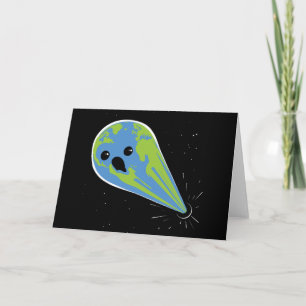 Cartão Earth Vs. Black Hole