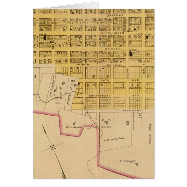 Cartão East Ashland, Kentucky (Frente)