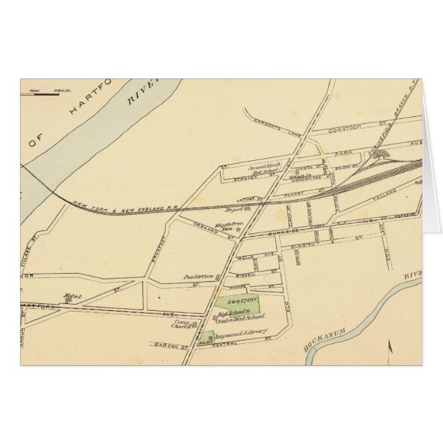 Cartão East Hartford (Frente Horizontal)
