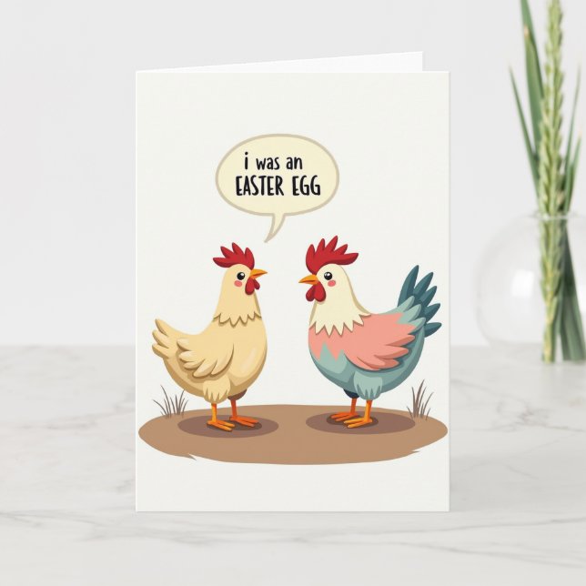 Cartão Easter Egg Confession Greeting Card (Frente)