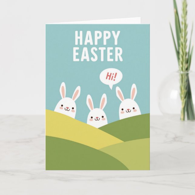 Cartão Easter Hills Greeting Card (Frente)