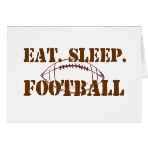 Cartão Eat.Sleep.Football