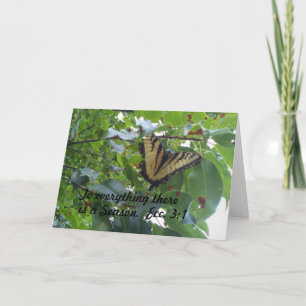 Cartão Ecclesiastes 3:1 To everything there is a season