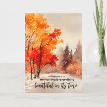 Eclesiastes 3:11 Bíblia Verso Cair Aquarela