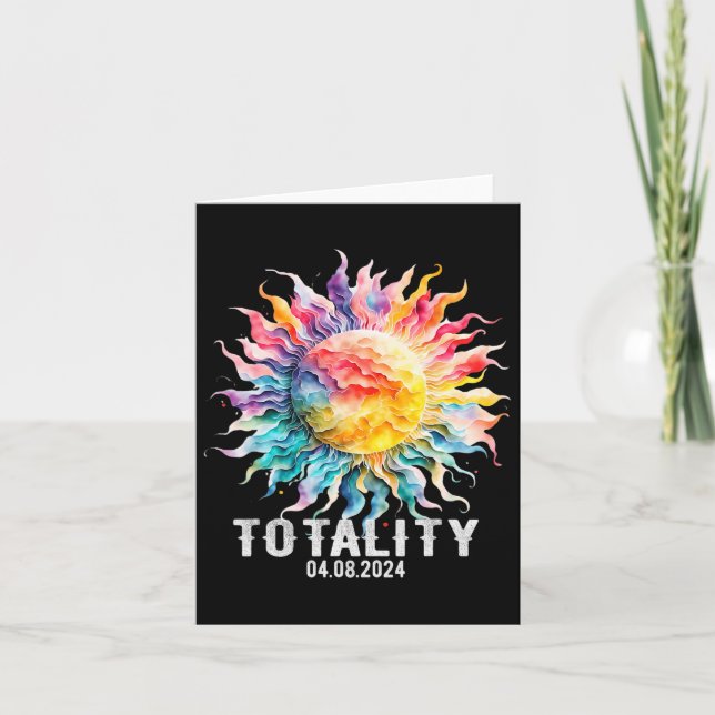 Cartão Eclipse Solar (Frente)