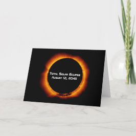 Cartão Eclipse Solar Total 2045