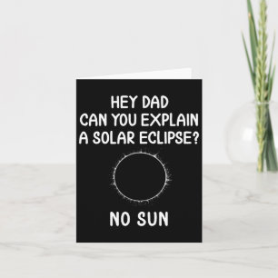 Cartão Eclipse Solar Total Fofo Astronomia