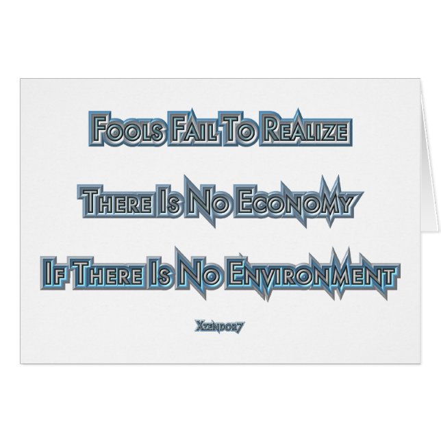 Cartão Economia vs Ambiente (Frente Horizontal)