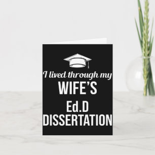 Cartão Edd doutor em educação edd esposa doutorado