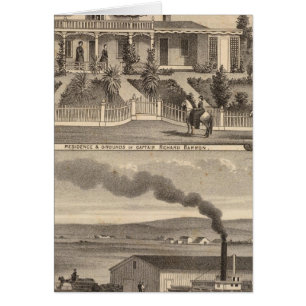 Cartão Eden Landing, residência de Barron, armazéns