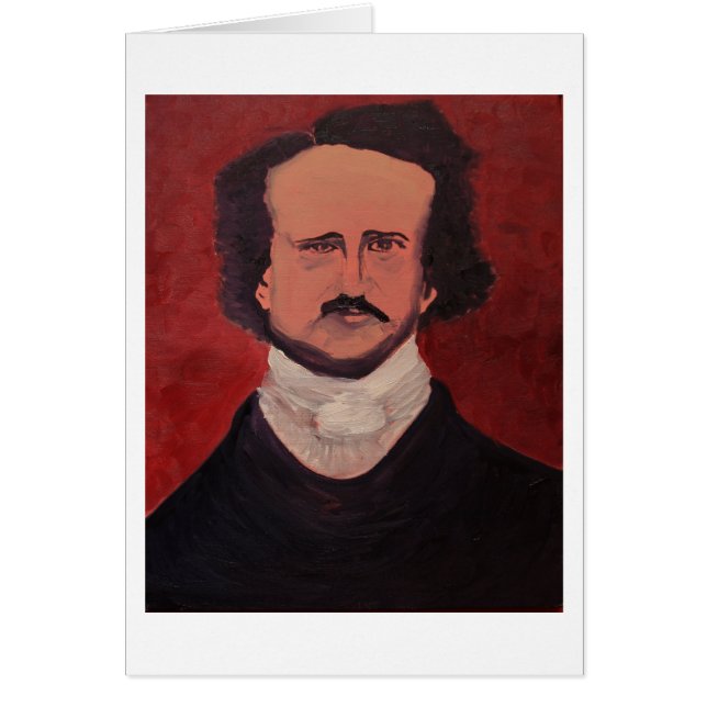 Cartão Edgar Allan Poe (Frente)