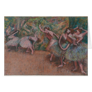 Cartão Edgar Degas   Cena de Balé
